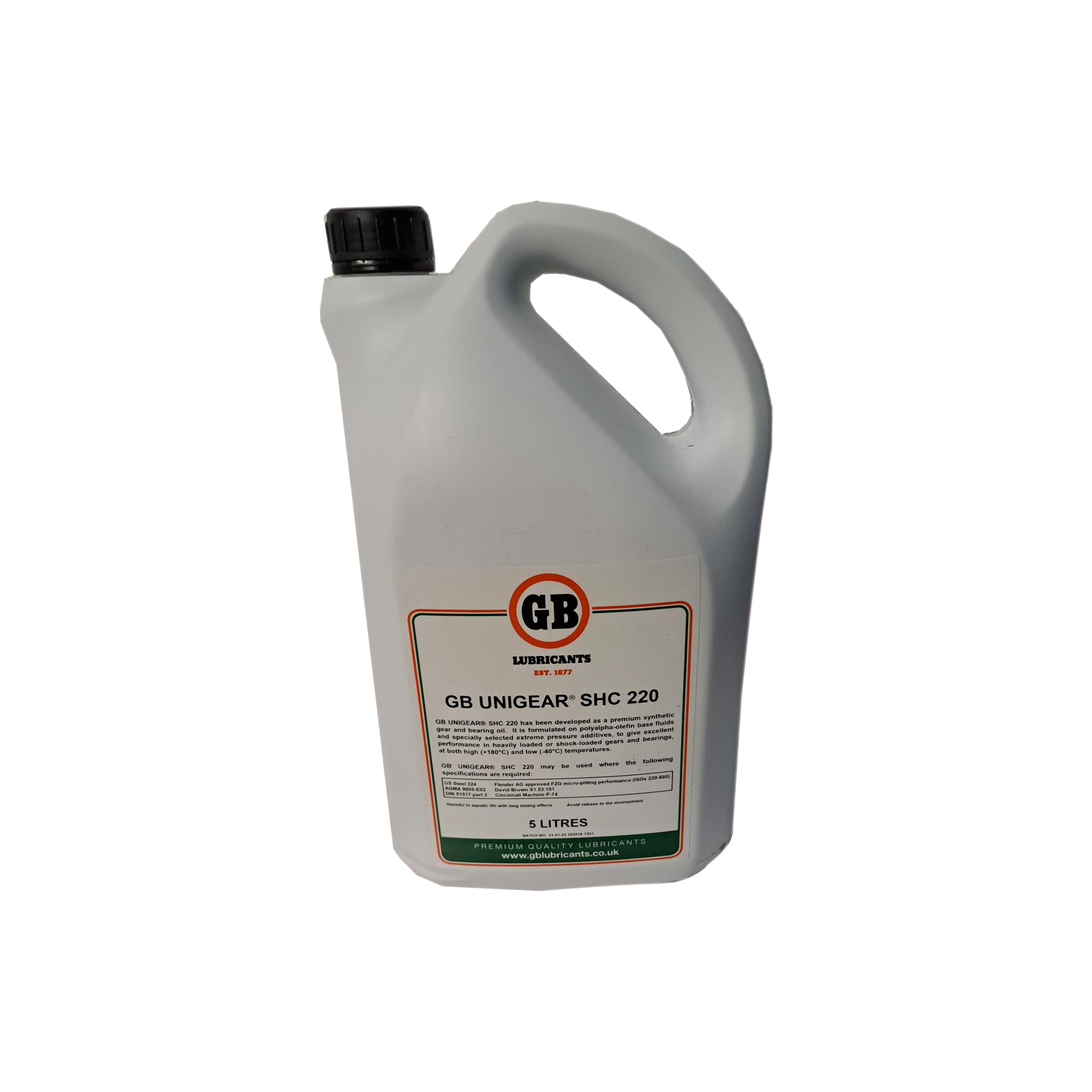 SHC220 Unigear Slew Oil 5 Litre