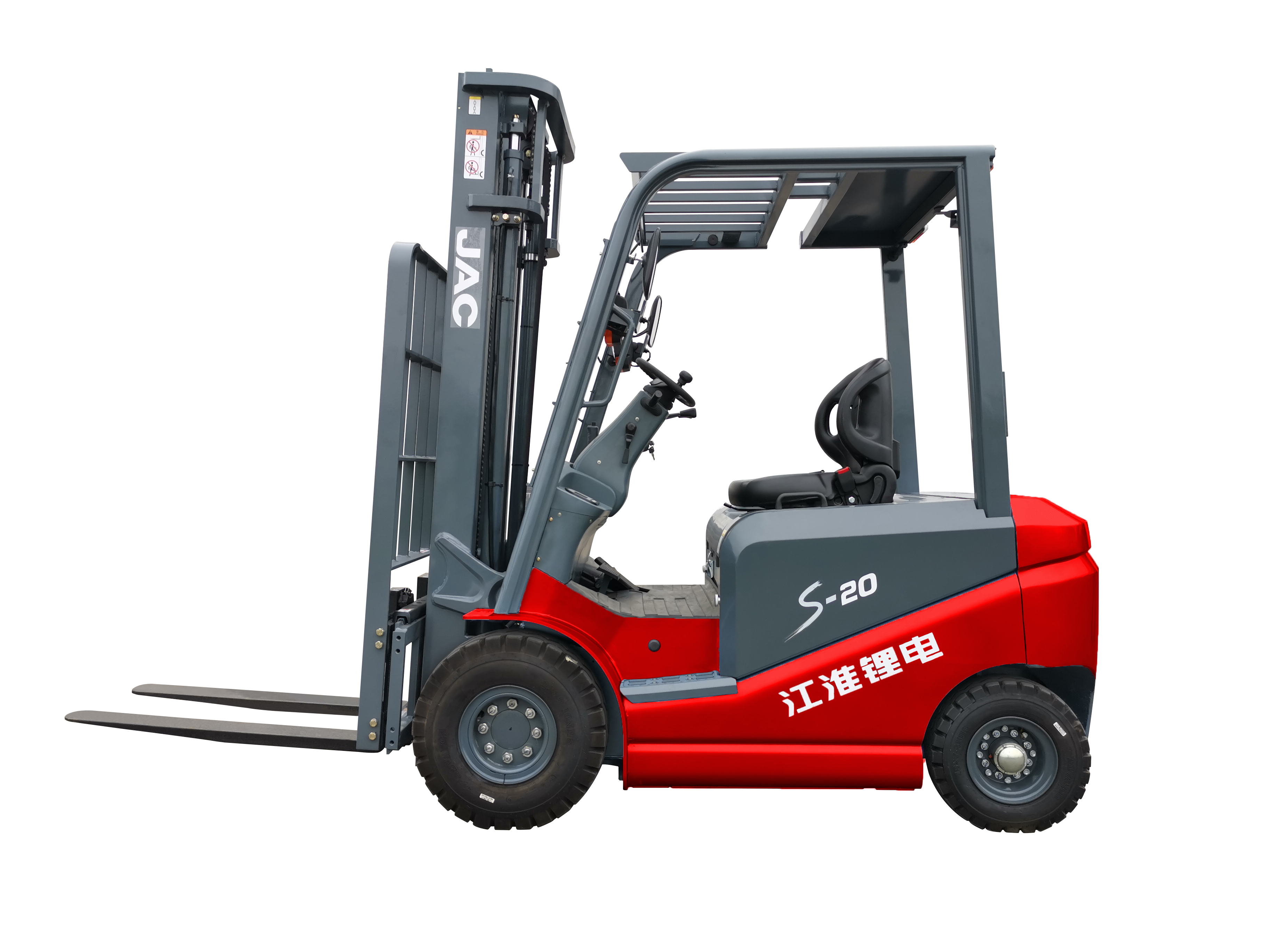 JAC 2t Electric Forklift - 4.5m Triplex
